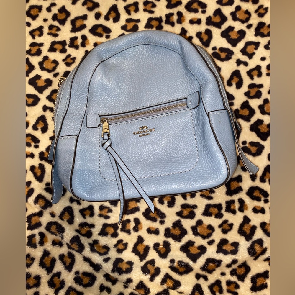 Cute Small blue Authentic Coach purse in great condition 🩵